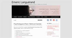 Desktop Screenshot of languerand.fr